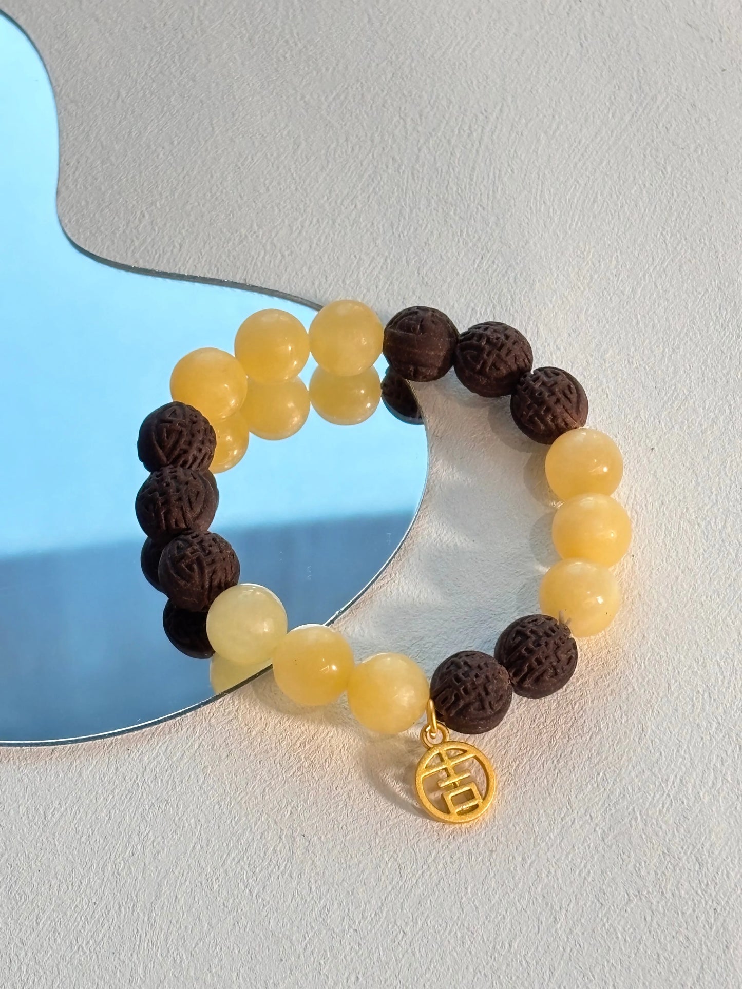Topaz Handmade Medicinal Beads Herbal Strings
