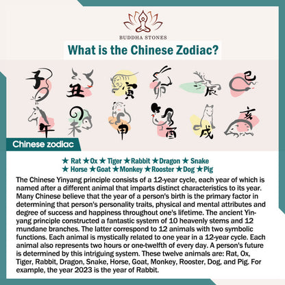 Handmade Chinese Zodiac Fu Character Fortune Luck Rope Braided Bracelet