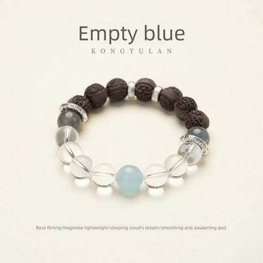 Empty desire blue medicinal incense beads and incense bead strings handicrafts