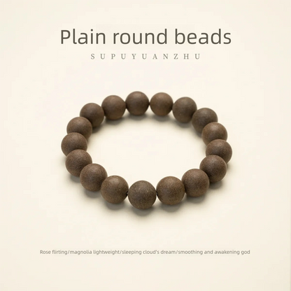 Plain round beads Handmade Medicinal Beads Herbal Strings